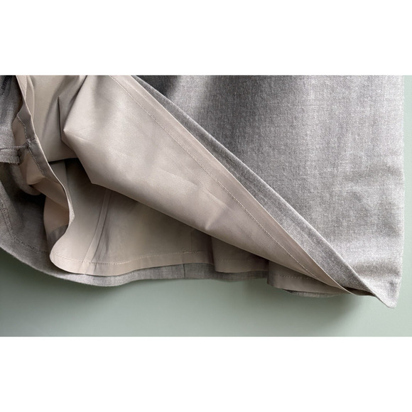 BANANA REPUBLIC Short Sleeve Wool Sheath Dress | Size 6 Neutral Beige Minimalist - Picture 7 of 15